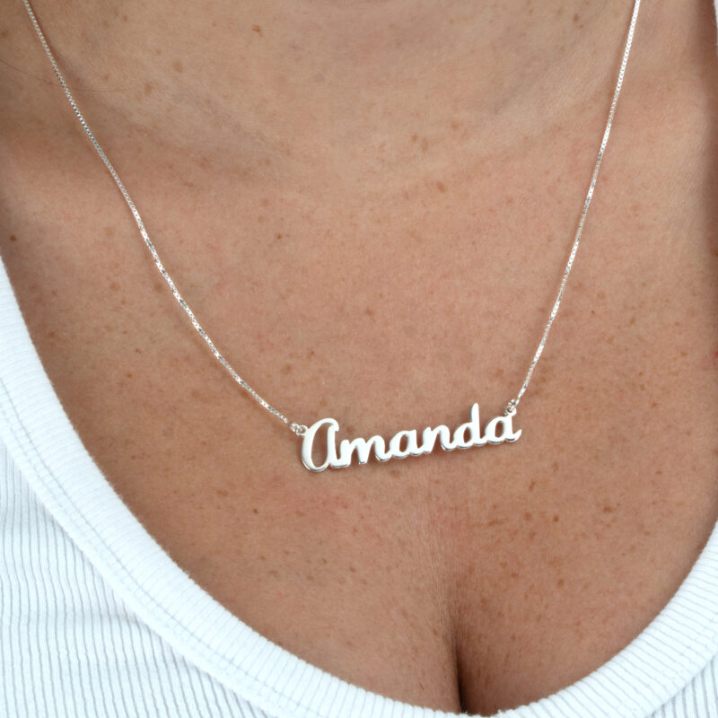 Custom Cursive Name Necklace - Image 2