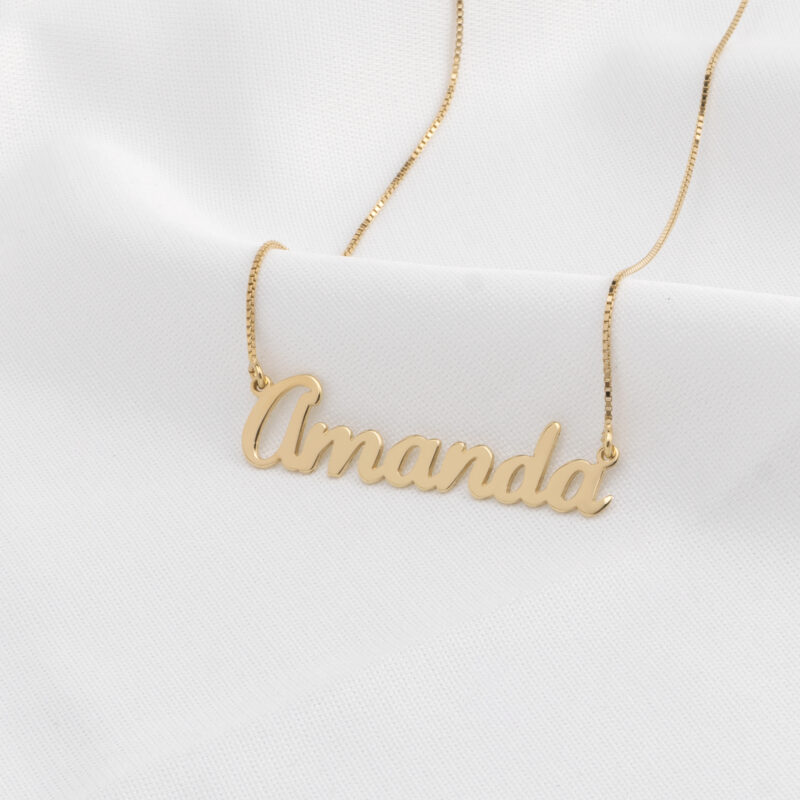 Custom Cursive Name Necklace - Image 4