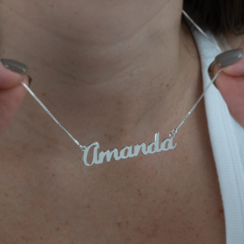 Custom Cursive Name Necklace - Image 5