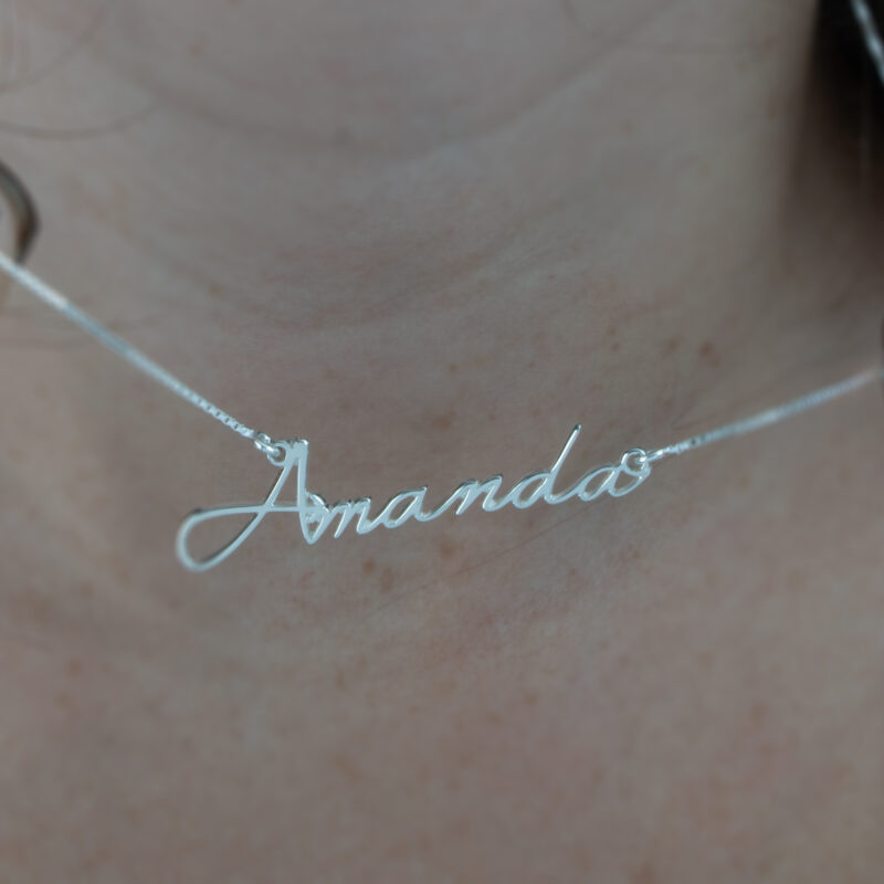Dainty Custom Name Necklace - Image 6