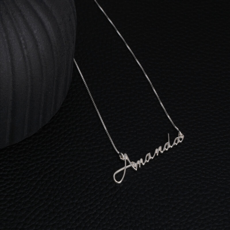 Dainty Custom Name Necklace - Image 7