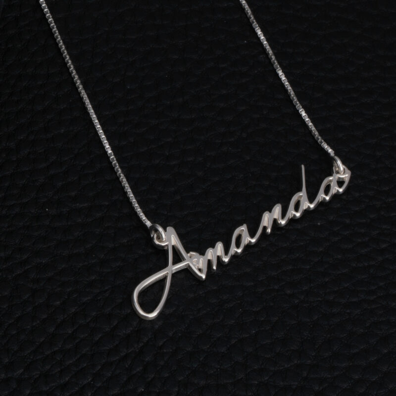 Dainty Custom Name Necklace - Image 4