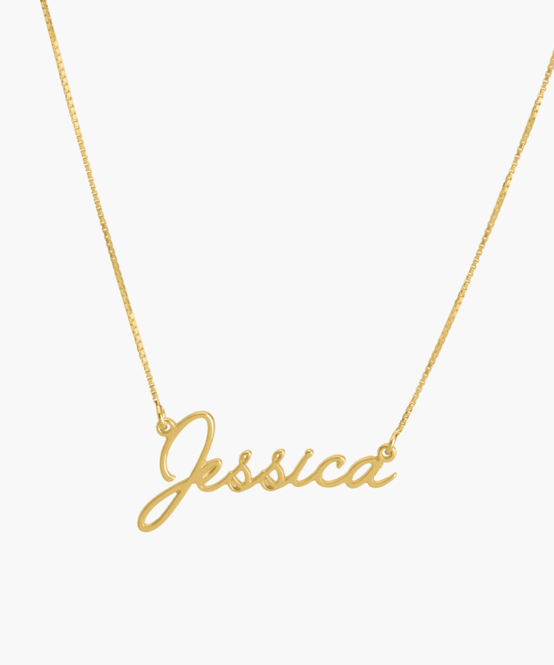 Cursive Script Name Necklace